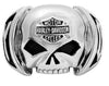 Big Skull Harley Biker Ring