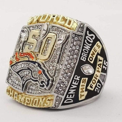 2015 Denver Broncos Replica Champion Ring