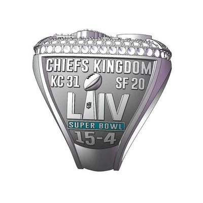 2019 Kansas City Chiefs Replica Champion Ring - Sterling Silver Edition