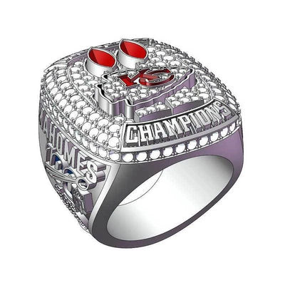 2019 Kansas City Chiefs Replica Champion Ring - Sterling Silver Edition