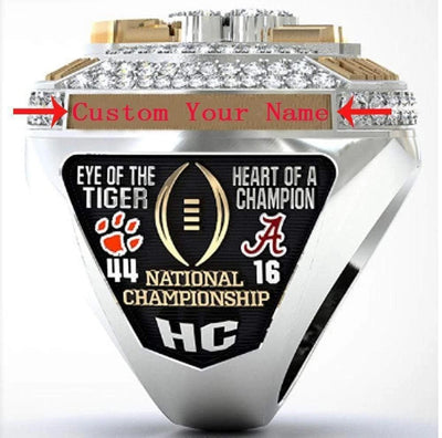 2018 Clemson Tigers Replica Champion Ring